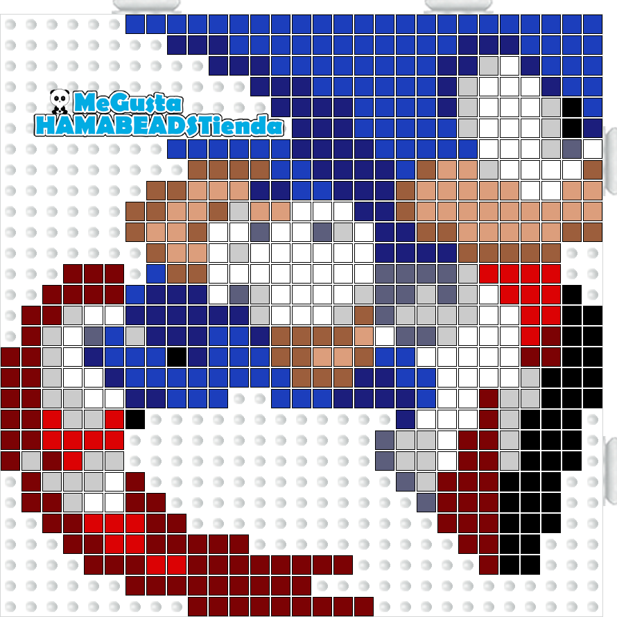 Sonic3 hama beads midi 3